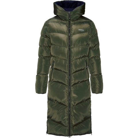 Nordberg Helena puffer winterjas dames groen, M