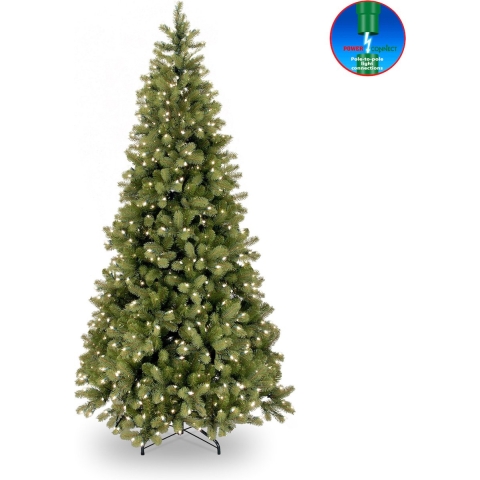 Poly Bayberry Slim kunstkerstboom Hinged 183 cm met 350 LED Power Connect - National Tree Company