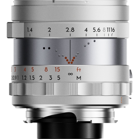 Thypoch Simera 35mm f1.4 for Leica M Mount Silver
