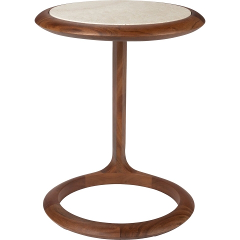 Zuiver Doppio Bijzettafel Bruin