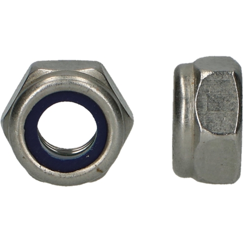 pgb-Europe PGB-FASTENERS | Zeskantborgmoer DIN 985 M14 A2 | 100 st 000985A7001403