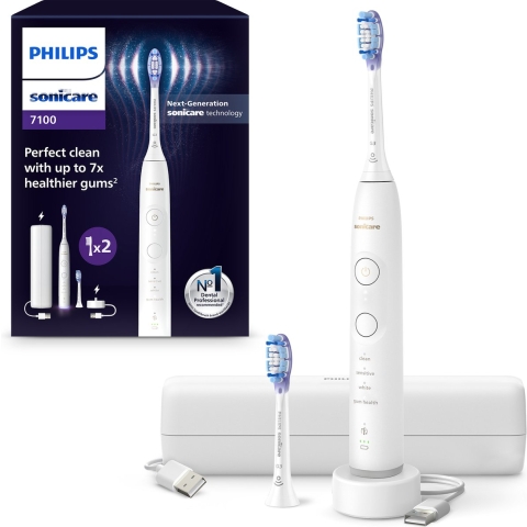 Philips Sonicare 7100 Series Hx7420/02 Elektrische Tandenborstel Wit