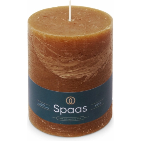 6x SPAAS Rustieke Pillarkaars± 95 branduren Cognac