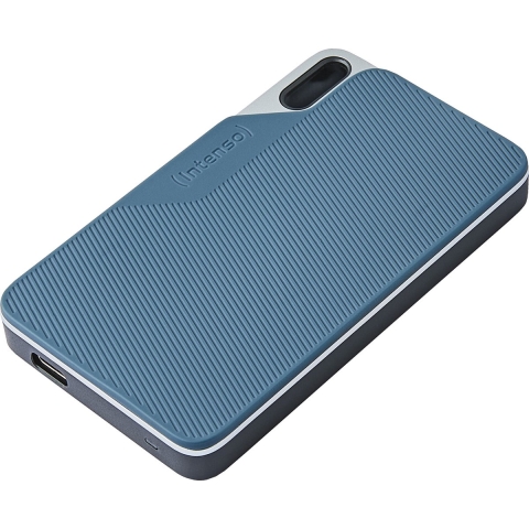 Intenso TX100 250 GB Externe SSD harde schijf USB-C USB 3.2 (Gen 1) Grijs-blauw 3826440