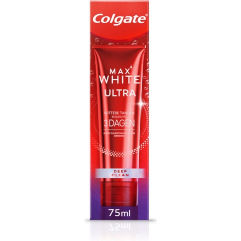 12x Colgate Tandpasta Max White Ultra Deep Clean 75 ml