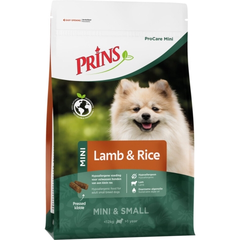 Prins ProCare Hondenvoer Mini Lam&Rijst 12 kg