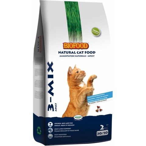 6x BF Petfood Kattenvoer 3 Mix 2 kg