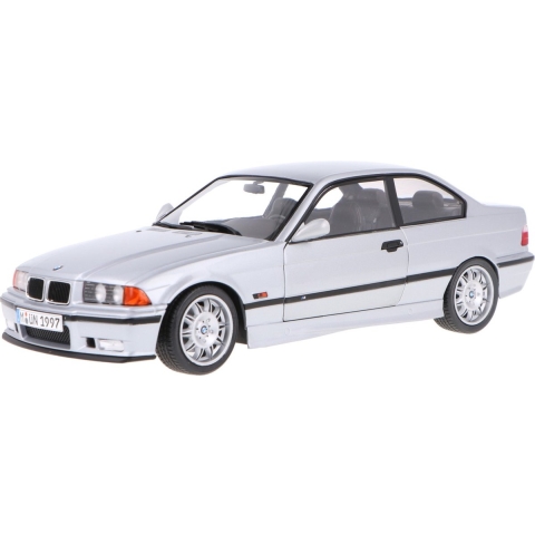 Solido BMW E36 M3 Coupe 1990 silber 1:18 Auto