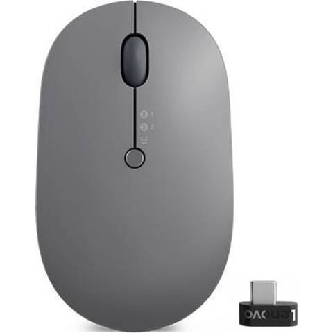Lenovo Go Multi-device Muis Radiografisch Optisch Zwart 3 Toetsen 2400 dpi