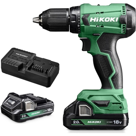 HiKOKI DS18DAWCZ 18V Li-ion Accu Boor-schroefmachine Set (2x2,0Ah) In Koffer