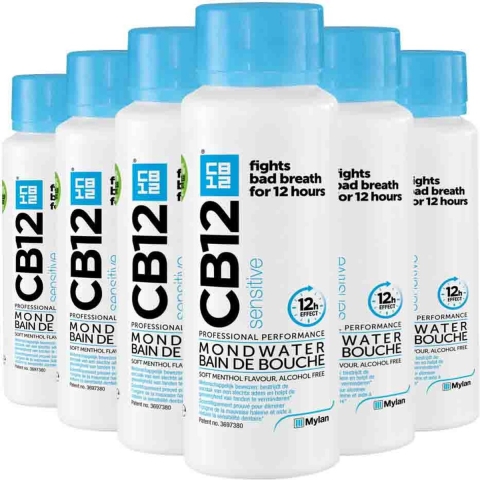 6x CB12 Mondwater Sensitive 250 ml