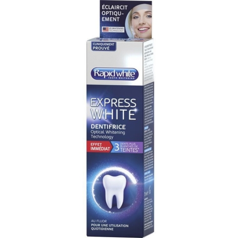 6x Rapid White Tandpasta Express White 75 ml