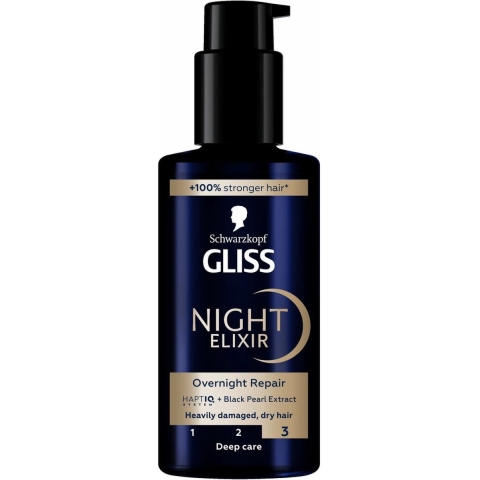 6x Gliss Night Elixer Overnight Repair 100 ml