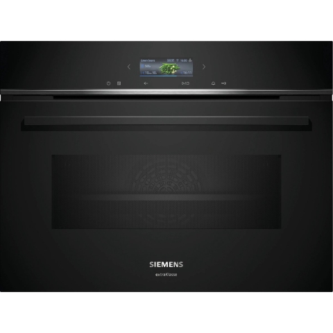 Siemens CM724G1B3 iQ700 extraKlasse Compacte Oven met Magnetron - 60 x 45 cm - Zwart