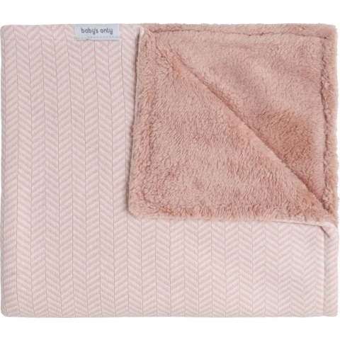 Deken Ledikant Baby's Only Dawn Teddy Blush/Ecru