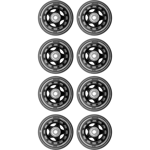 80mm Wheels & Bearings Pack - Skate Wielen