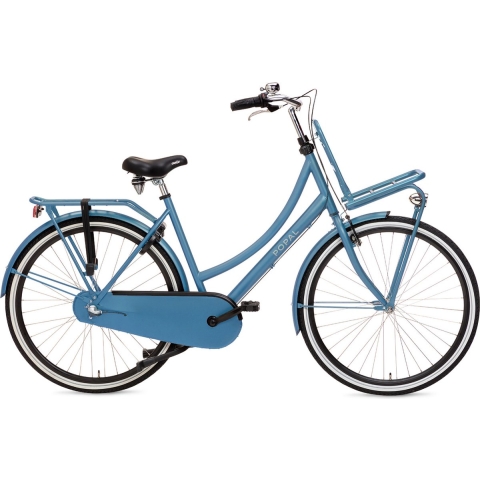 Popal Dutch Basic+ RN3 2024 Dames Transportfiets Blauw 59 Cm +€40.00 Inruilkorting