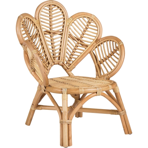 Beliani - FLORENTINE II - Kinderfauteuil - Natuurlijk - Rotan