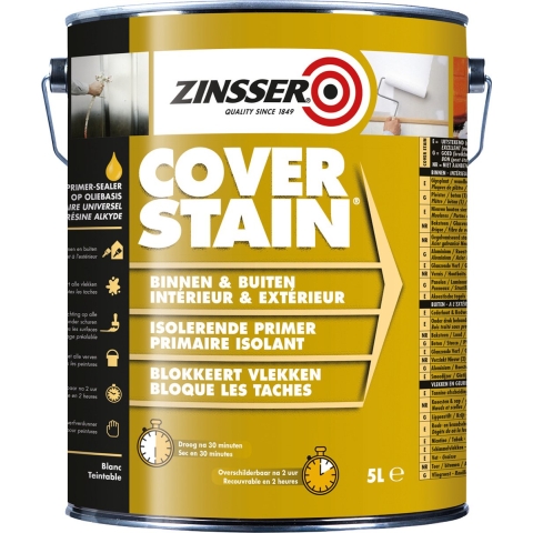 Zinsser Cover Stain - Wit - 5L