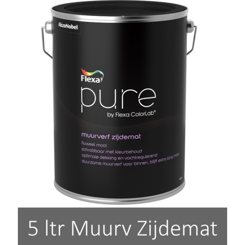 Flexa Pure Muurverf Zijdemat - Op Kleur Gemengd - 5L