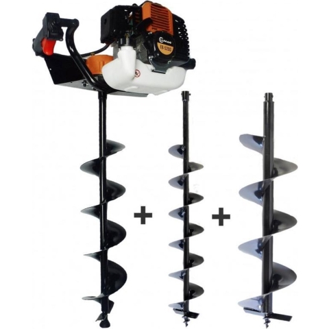 Lumag EB520G Grondboormachine 2,2PK + 100, 150, 200mm Boor