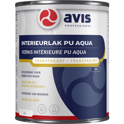 Avis Interieurlak PU Aqua Mat - 2,5L