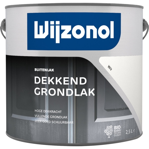 Wijzonol Dekkend Grondlak - Wit T10 - 2,5L