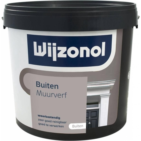 Wijzonol Muurverf Voor Buiten - Op Kleur Gemengd - 5L