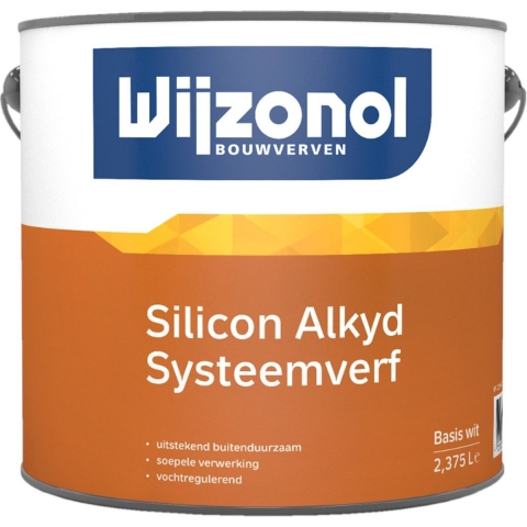 Wijzonol Silicon Alkyd Systeemverf - Op Kleur Gemengd - 2.5L
