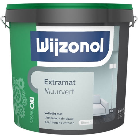 Wijzonol Extramat Muurverf BIO Series - Op Kleur Gemengd - 10L
