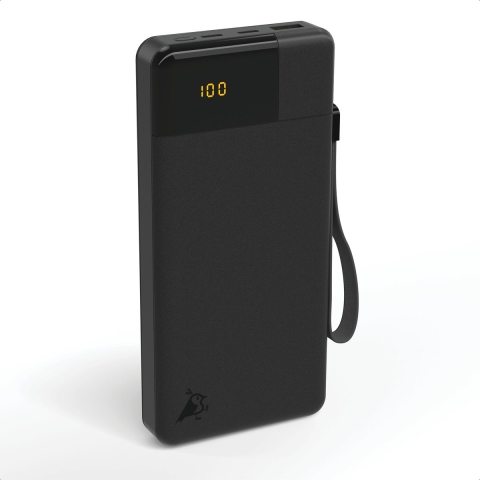 Aqiila B20+B Powerbank 20000 mAh LiPo USB-A, USB-C Zwart