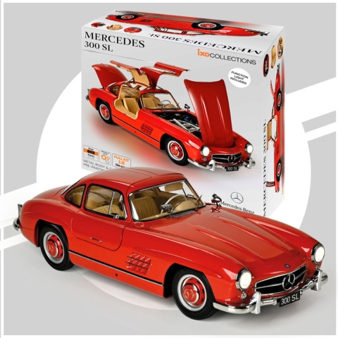 IXO Collection - 1/8 Mercedes-Benz 300 SL - Rood