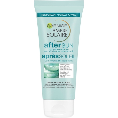 6x Garnier Ambre Solaire Aftersun Melk Reisformaat 100 ml