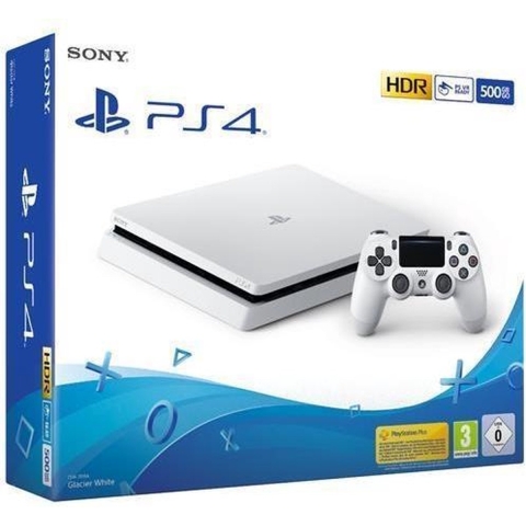 Playstation 4 Slim (Glacier White) 500GB