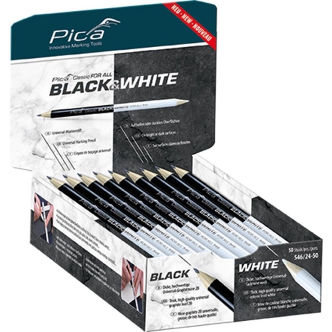 Pica 546/24 Potlood Black & White | 50 stuks - PI54624-50