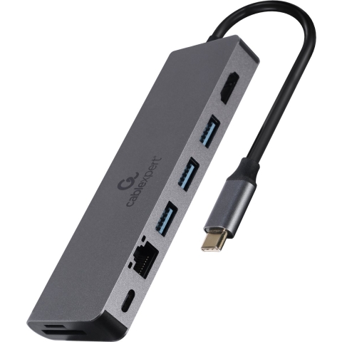 Cablexpert USB-C 5-in-1 multi adapter USB-C dock 5-voudig - 9530505