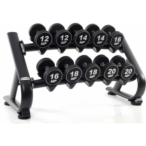 Muscle Power Dumbbellrek voor 5 sets dumbbells deluxe