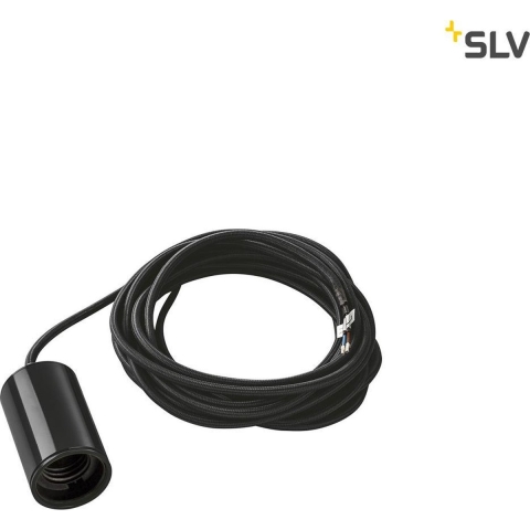 SLV FITU 132690 Hanglamp E27 60 W Zwart