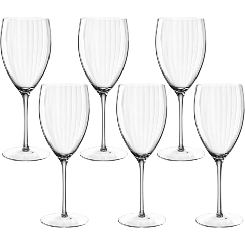 Leonardo Witte Wijnglazen Poesia - 450 ml - 6 stuks