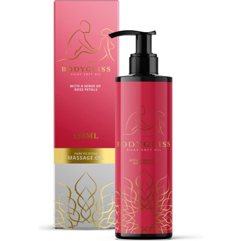 3x Bodygliss Massageolie Rose Petals 150 ml