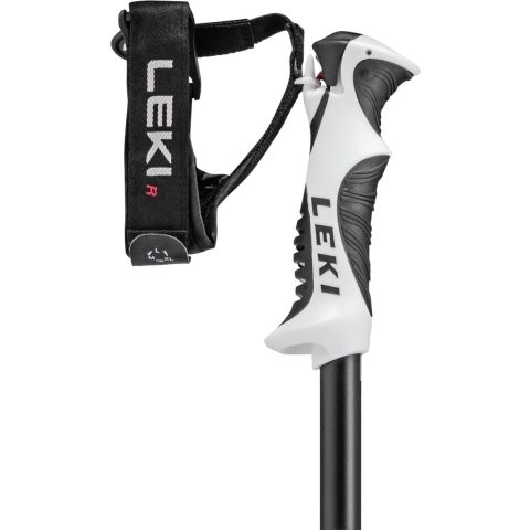 LEKI Bold S skistokken antraciet/zwart/wit, 130 cm