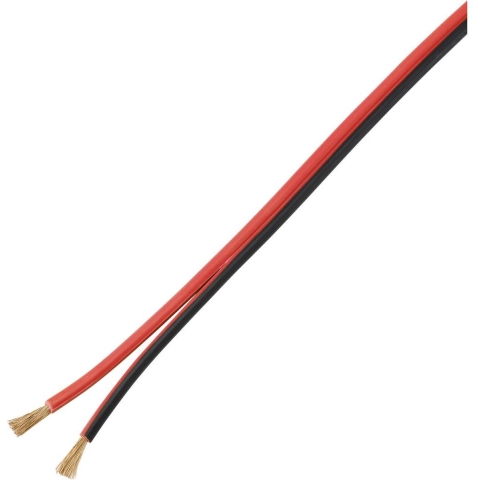 TRU COMPONENTS TC-9202508 Luidsprekerkabel 2 x 2.50 mm² Zwart-rood 100 m