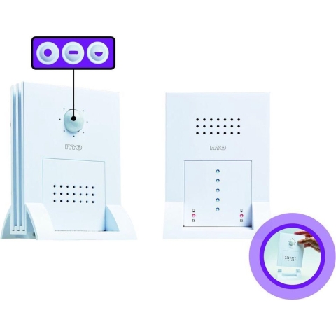 m-e modern-electronics Doorgangsmelder DGF-300 Wit Met bewegingsmelder 41058