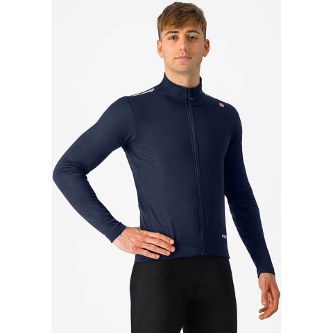 Castelli Espresso air jacket lange mouw belgian blue heren L