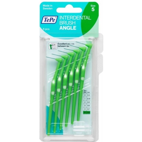 10x TePe Angle Interdentale Ragers 0,8 mm Groen 6 stuks