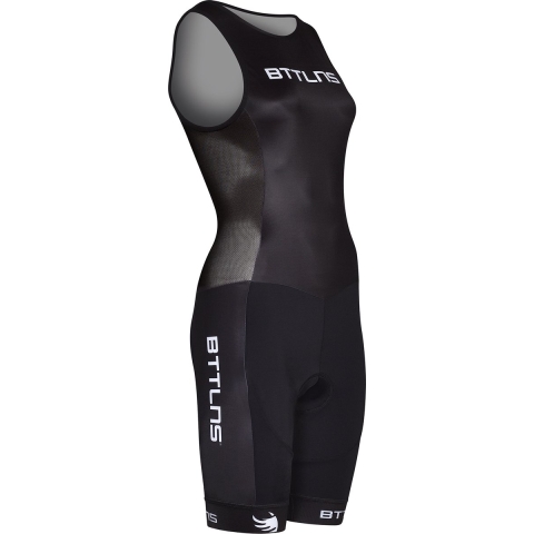 BTTLNS Goddess ITU trisuit mouwloos zwart Nemesis 1.0 XL