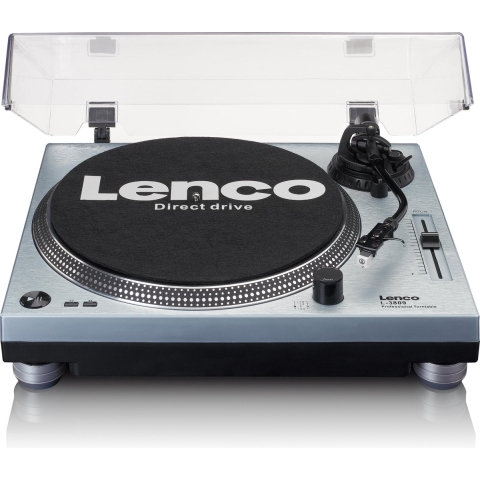 Lenco L-3809ME Direct drive platenspeler met USB / PC Codering Metallic blauw - L-3809ME