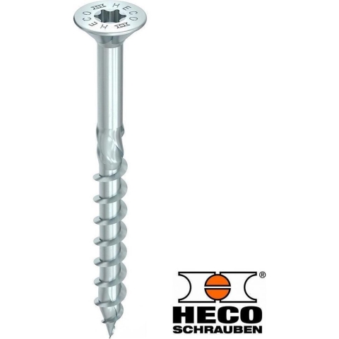 Heco Topix-plus 5,0 x 70 vk T-20 dd rvs A2; 200 stuks - HC61786