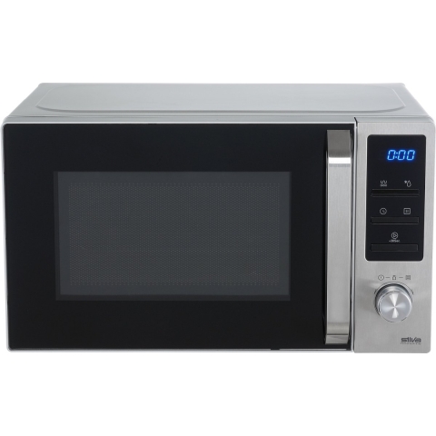 Silva Homeline MWG-E 20.8 Magnetron Zwart, RVS 800 W Grillfunctie
