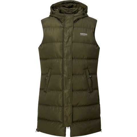 Nordberg Helle puffer bodywarmer dames groen, M